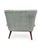 Textile MCM Attributed to Lawrence Peabody Lounge Chair and Ottoman For Sale - Image 7 of 8