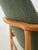 Scandinavian Armchair in Oak and Sage Green Wool, 1950s For Sale - Image 10 of 11