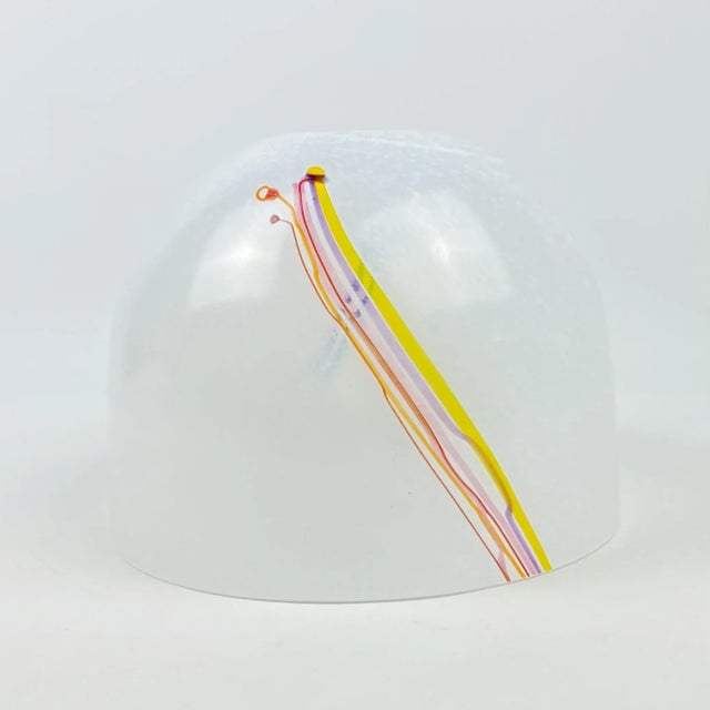 Large Bertil Vallien Kosta Boda Swedish Art Glass Bowl For Sale In New York - Image 6 of 13