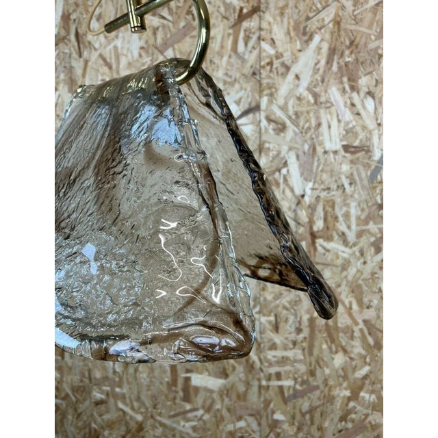 Metal Mid-Century Murano Glass Ceiling Lamp from Mazzega Kalmar, 1960s For Sale - Image 7 of 13