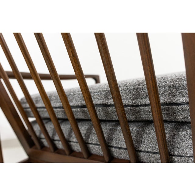 Wood Mid-Century Club Chairs attributed to Zenon Bączyk, Poland, 1960s, Set of 2, Set of 2 For Sale - Image 7 of 13