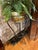 Lovely and low maintenance faux fern and metal plant stand. Would be a gorgeous addition to any room. Approx. 68" tall...