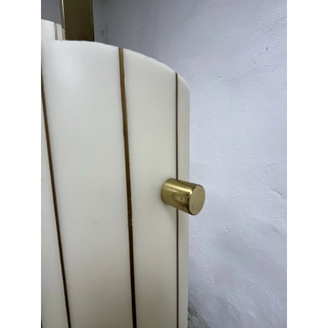 Mid Century Brass Floor Lamp Parzinger Laurel Thurston For Sale - Image 9 of 12