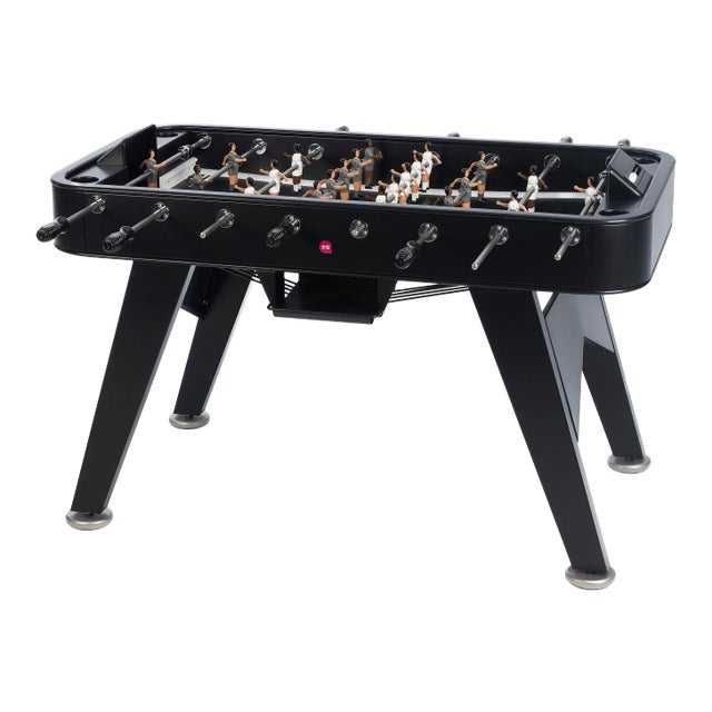 RS Barcelona Stainless Steel Foosball Table, Black For Sale