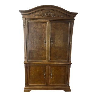 1990s Thomasville Entertainment Armoire For Sale