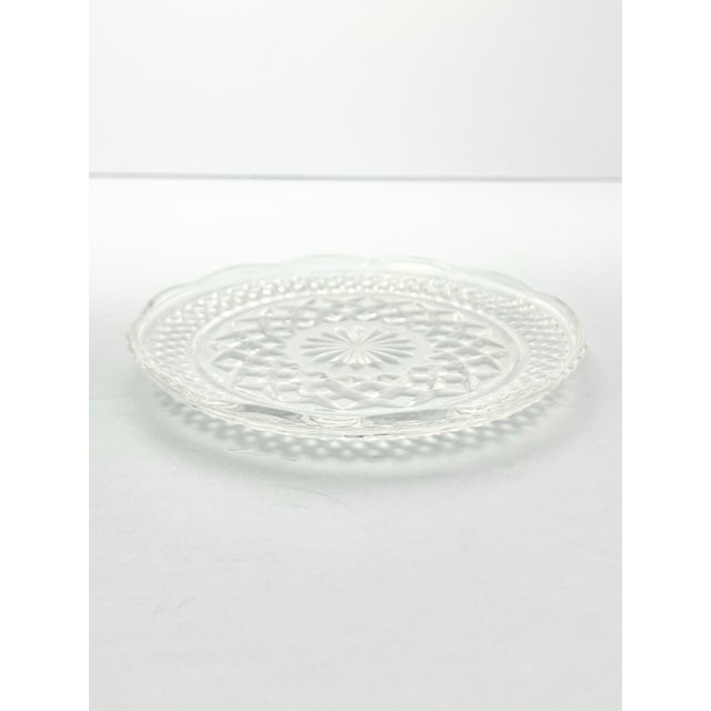1960s Anchor Hocking “Wexford” Glass Bread Plates - Set of 5 For Sale In Dallas - Image 6 of 6