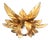 Hollywood Regency Florentine Flower-Shaped Gilt Flush Mount from Hans Kögl, Italy, 1960s For Sale