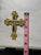 French Fabergé Jeweled Cross Pendant/Brooch With Original Velvet Presentation Box For Sale - Image 3 of 6