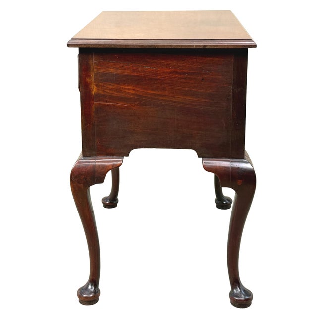 An Extremely Unusual And Very Attractive Early 18th Century Mahogany Lowboy, Or Side Table, Retaining Rich Colour & Patina...
