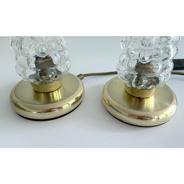 Gold Vintage Space Age Bubble Table Lamps, 1970s, Set of 2 For Sale - Image 8 of 10