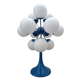 Space Age Sputnik Atomic 12-Globe Table Lamp, 1970s For Sale