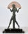 1980s Art Deco Raymonde Guerbe for Max Le Verrier Style Egyptian Lamp by Sarsaparilla For Sale - Image 10 of 10