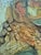 1960 Heavily Impasto Mix Media Abstract Signed Silverman For Sale - Image 4 of 10