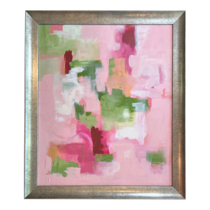 Abstract Painting Pink #4 by California Artist