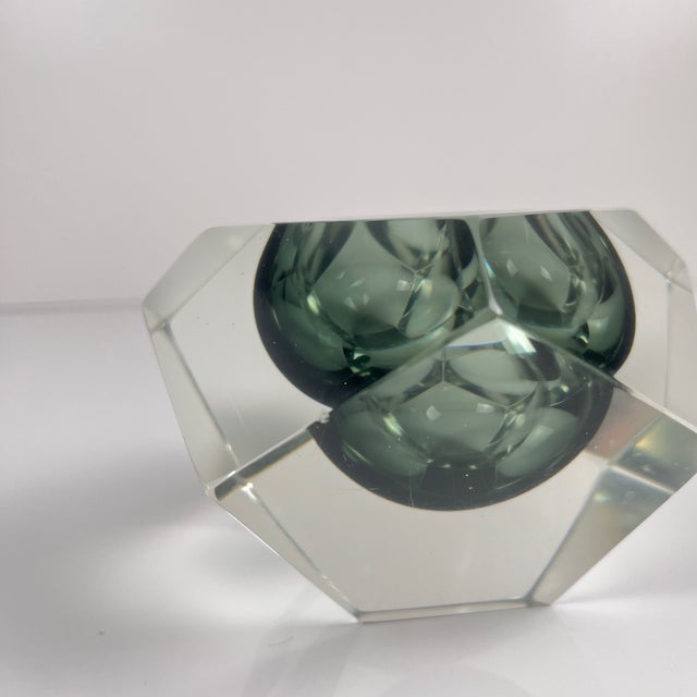 Sommerso Ashtray in Murano Glass, Italy, 1970 For Sale - Image 10 of 12
