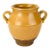 Antique French Yellow Drip Glazed Confit Pot For Sale