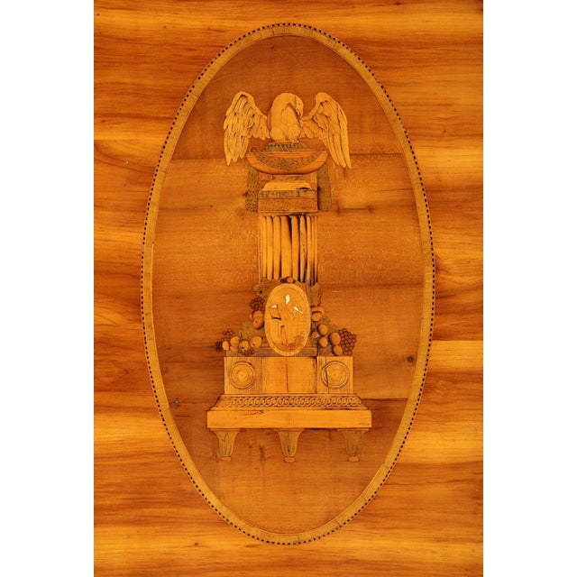 Tan 18th Century Louis XVI German Marquetry Secretaire, 1790s For Sale - Image 8 of 18