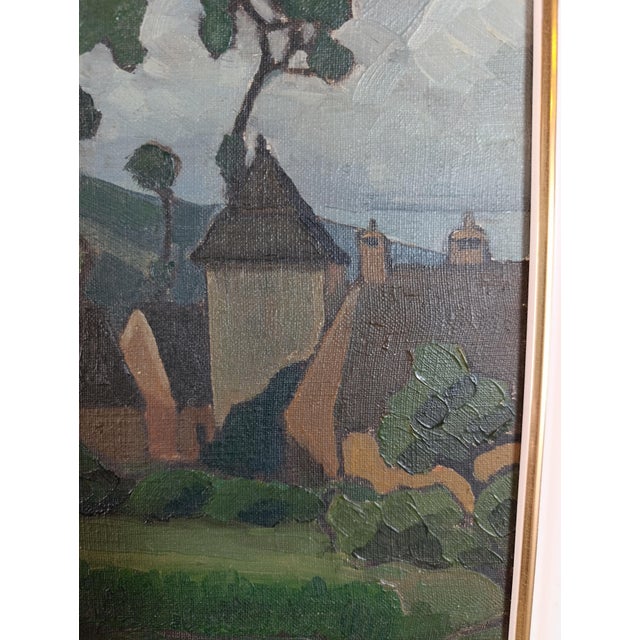 M. Alba, Landscape, 1931, Oil Painting on Canvas For Sale - Image 7 of 10