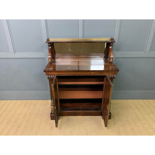 Antique Regency Rosewood Chiffonier, 1820 For Sale - Image 6 of 18