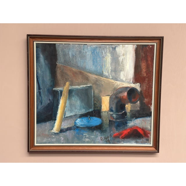 R. Olsson, Still Life, 1950s, Oil on Canvas, Framed For Sale - Image 6 of 18