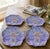 Amethyst South African Handmade & Hand-Painted Ceramic Serving Plate - Set of 4 For Sale - Image 8 of 12