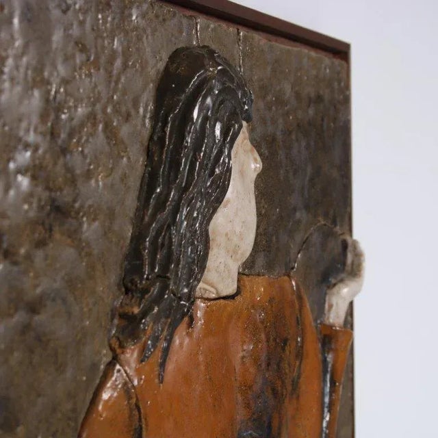 Brown Ceramics Artwork by Joost Maréchal, Belgium, 1960s For Sale - Image 8 of 11