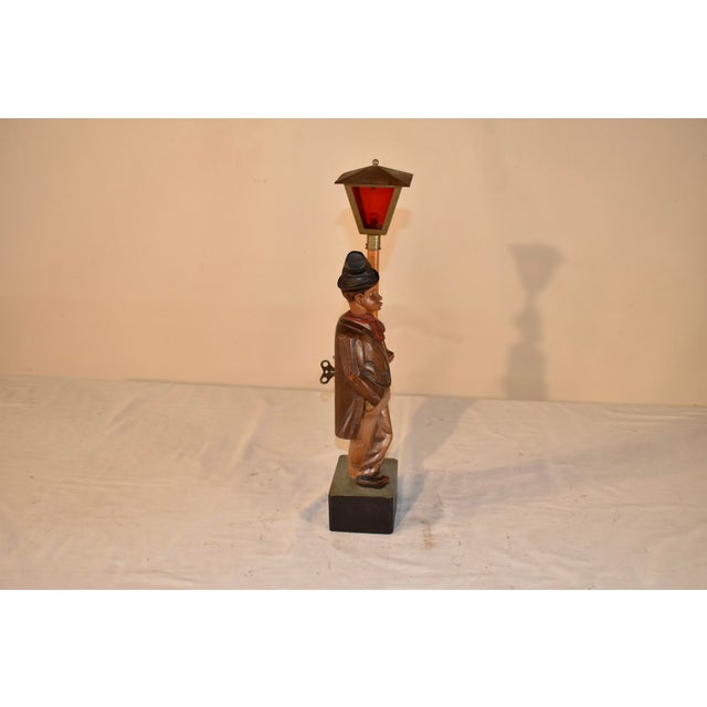 Wood Hand Carved Whistler by Karl Griesbaum, Circa 1960's For Sale - Image 7 of 11
