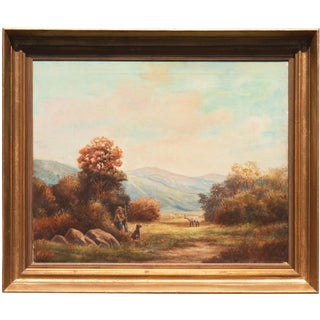 'The Noonday Rest' by Charles Damrow, Circa 1940; Wisconsin, Artist of the American West For Sale