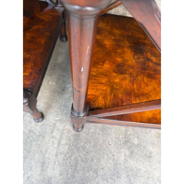 Brown Pair of Wooden Étagères For Sale - Image 8 of 8