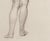 This beautiful, signed antique nude figural drawing from early 1900's Europe is an exquisite drawing in the style and...