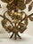Metal Antique Italian Wall Sconce Candelabra With Gilt Gold Leaf Motif for Five Candles, C. 1920s For Sale - Image 7 of 7