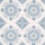 Schumacher x Mark D. Sikes Montecito Medallion Wallpaper in China Blue For Sale In New York - Image 6 of 6