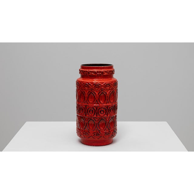 20th Century German 'W. Germany' Ceramic Vase For Sale - Image 13 of 18