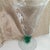 Glastonbury "Bird of Paradise "schedule clear glass featuring a green uranium glass stem.Produced during the Depression...