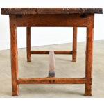 French 19th Century Oak Carpenter Table For Sale In Baton Rouge - Image 6 of 18