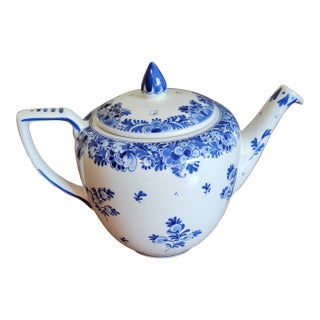 1970s Royal Delft Teapot For Sale