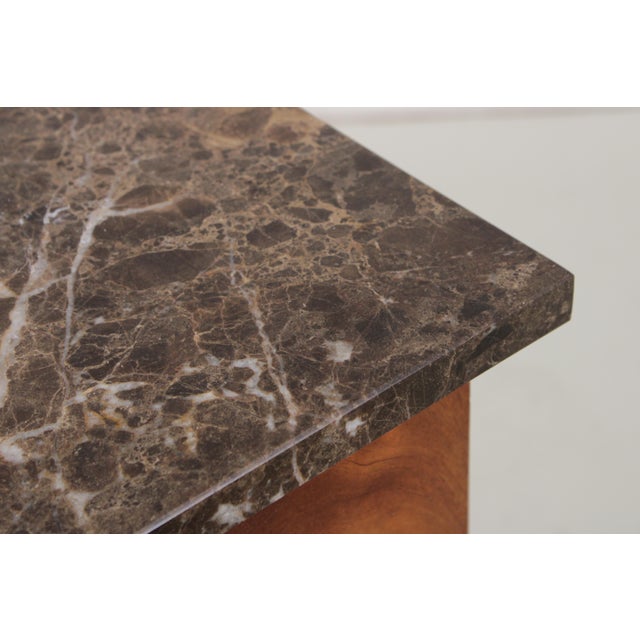 Wood Henredon Natchez French Empire Marble Top Chest For Sale - Image 7 of 18