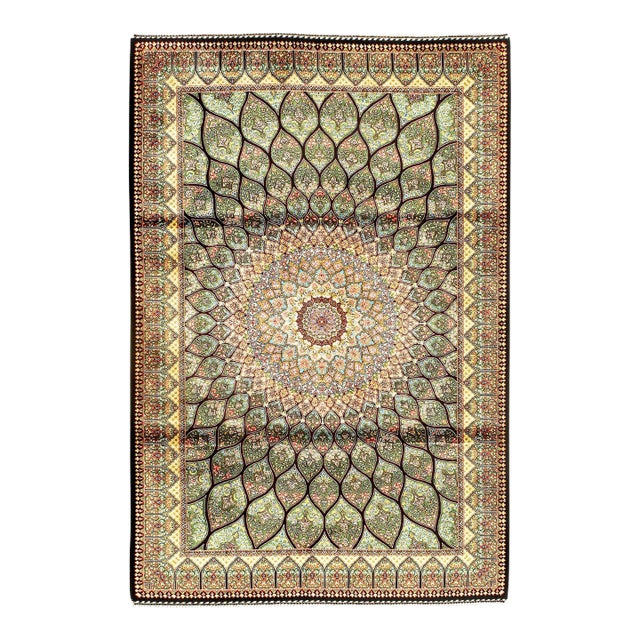 Pasargad DC Exquisite Design Paris Palace Fine Power Loom V.Silk Rug For Sale