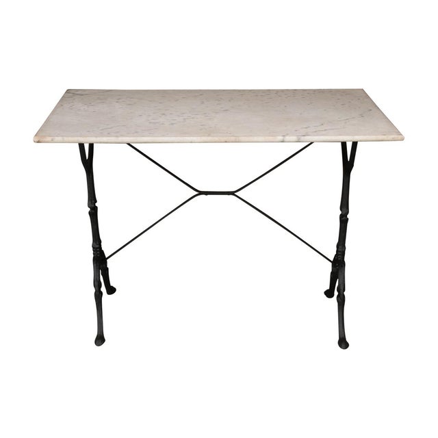 Early 20th Century French Marble-Top Bistro Table For Sale - Image 11 of 11