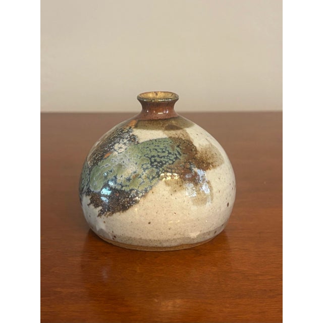 Exceptional mid century modern studio weed pot. West coast American origins. Expertly thrown and glazed. Ceramic shows...
