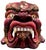 Vintage Nepalese Newar Bhairava Protective Deity Wall Mask Striking large hand-crafted Nepalese mask depicting Bhairava,...