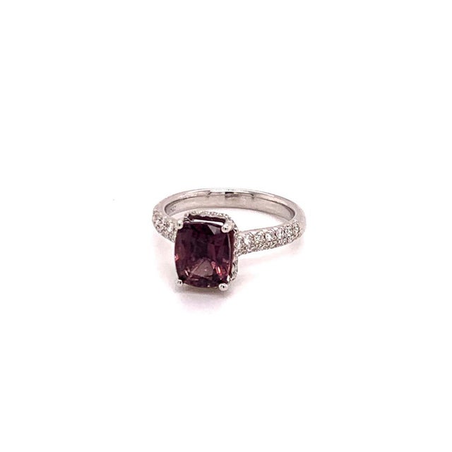 Natural Finely Faceted Quality Sapphire Diamond Ring 18k Gold Women 3.027 TCW Certified $3950 913126 This is a Unique...
