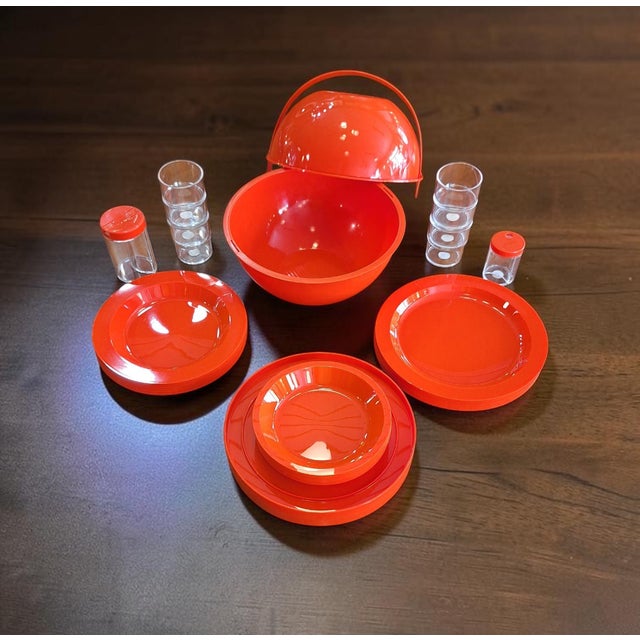 Pic Boll Picnic Set by Carlo Viglino for Guzzini, Italy, 1960s For Sale - Image 10 of 10