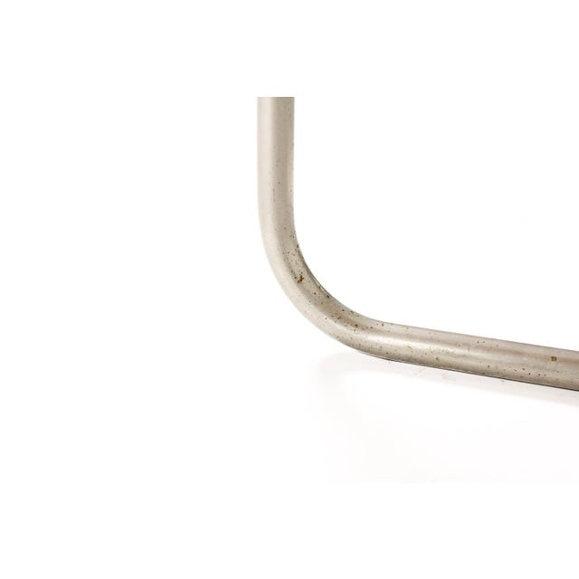 Vintage Mid Century Tubular Chrome Italian Lens Armchairs Attributed to Giovanni Offredi for Saporiti — Set of Four For Sale - Image 13 of 13