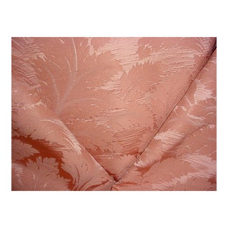 Scalamandre Tv 00031897 Damasco Acanto Coral Floral Damask Upholstery Fabric- 8 Yards For Sale