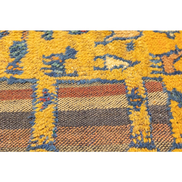Tribal Antique Handwoven Gabbeh Palas Textile Art For Sale - Image 3 of 8