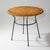 Coffee Table with Round Rattan Top, 1950s For Sale - Image 9 of 13