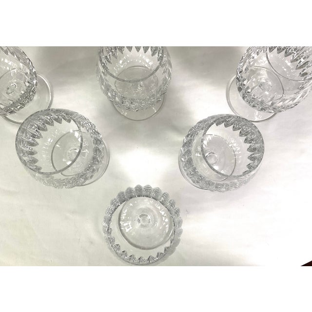 Waterford, Crystal of Ireland, Makers of Luxury Premium Crystal-“Carina” Small 4 Ounce Sniffers/Cordial – Set of Six For Sale - Image 6 of 7