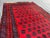 Vintage Afghan Baluchi Hand-Knotted Wool Rug With Tribal Repeating Gul Rug For Sale - Image 11 of 14