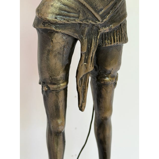 After Bruno Zach “The Riding Crop” Art Deco Patinated Bronze Sculpture on Marble For Sale - Image 11 of 12